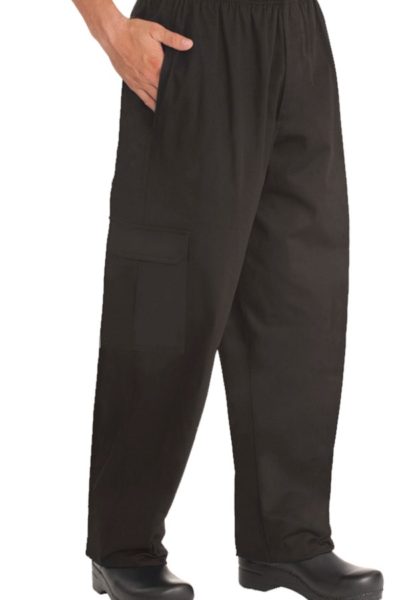 Pantalón Cargo Negro Baggy