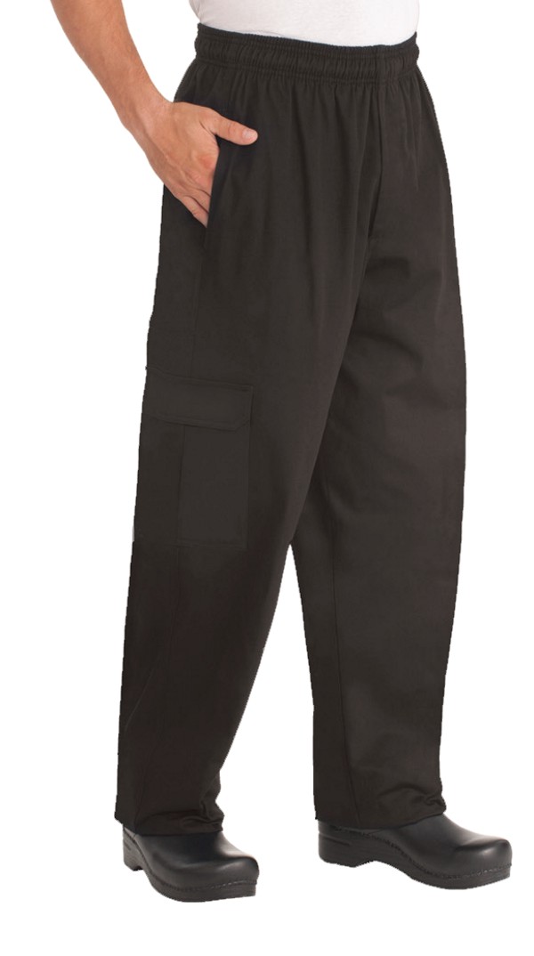 Pantalón Cargo Negro Baggy - Image 2