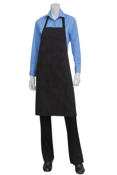 Pinstripe Bib Apron